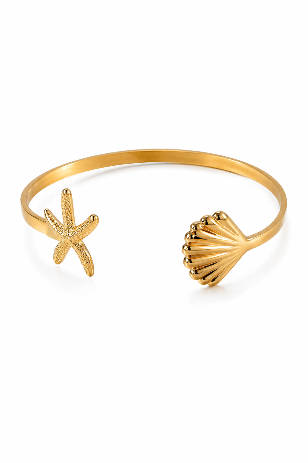 Sculpted Starfish Bangle by YAVI Atelier