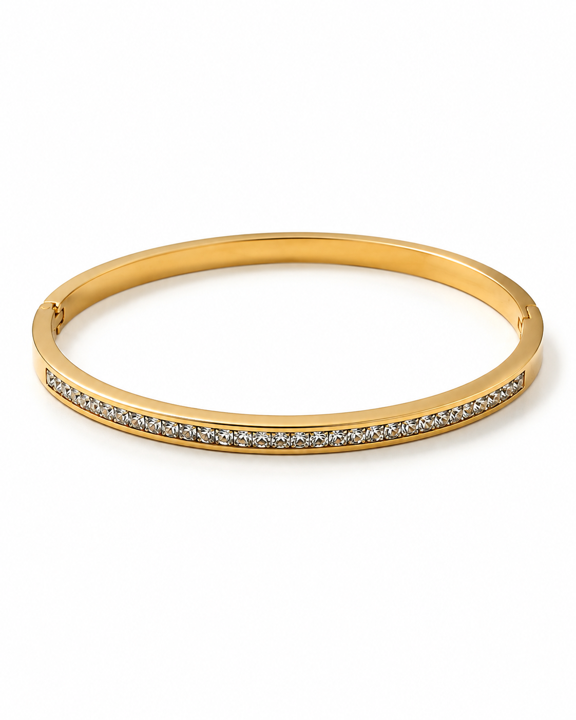 Three-dimensional Geometric Bangle by YAVI Atelier