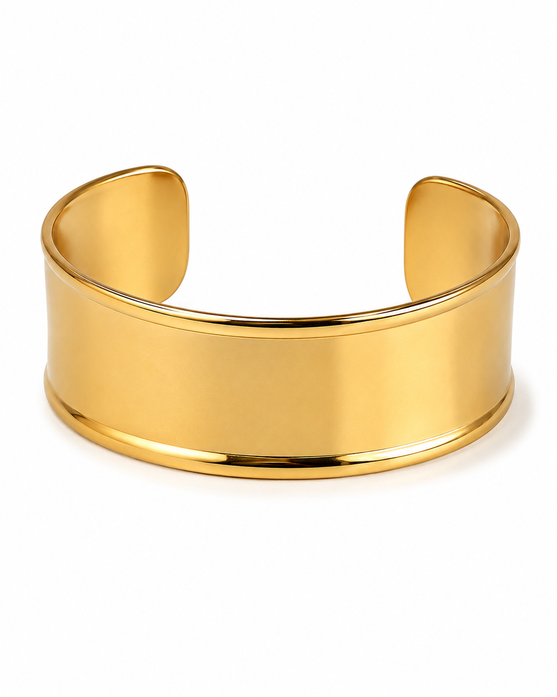 Geometric Monogram Bangle by YAVI Atelier