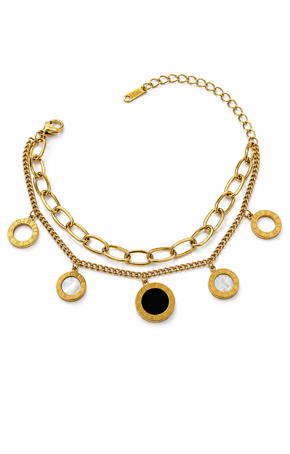 Roman Heart Bracelet by YAVI Atelier
