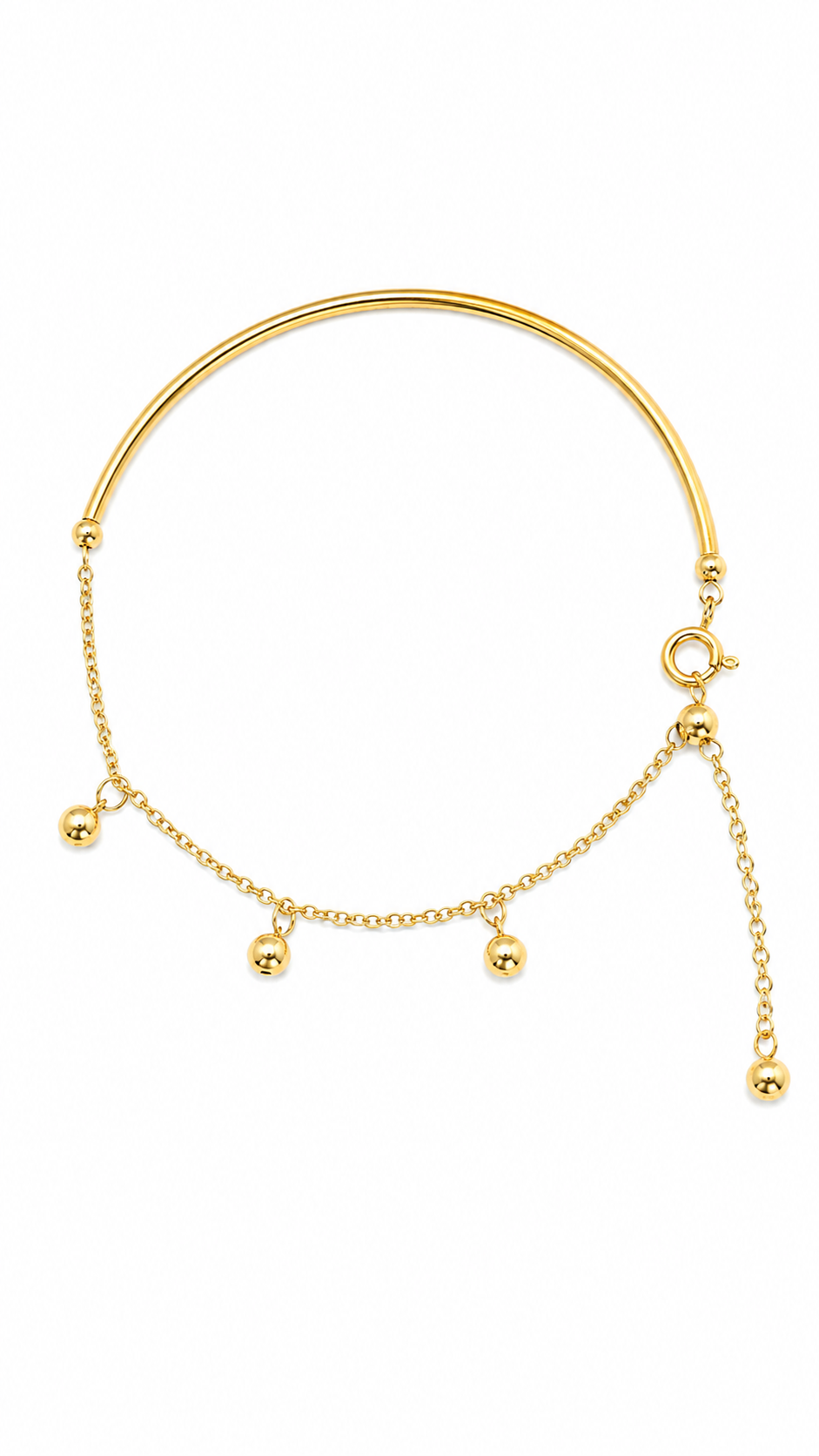 Half Circle Beaded Bracelet by YAVI Atelier