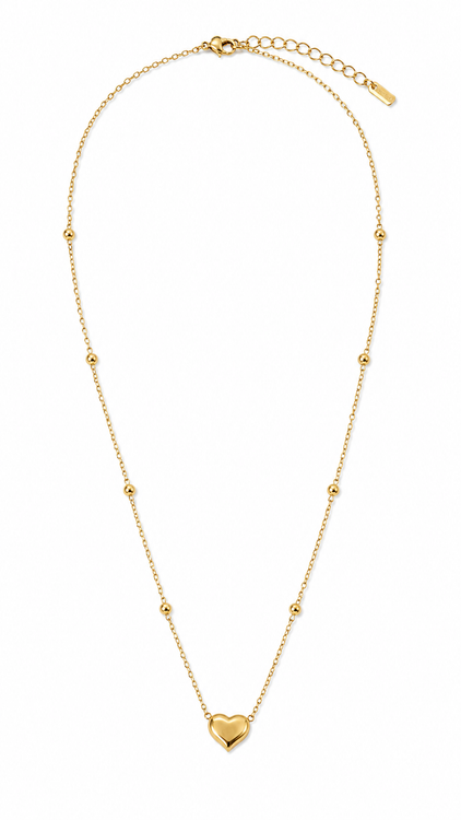 Delicate Heart-Shaped Necklace by YAVI Atelier