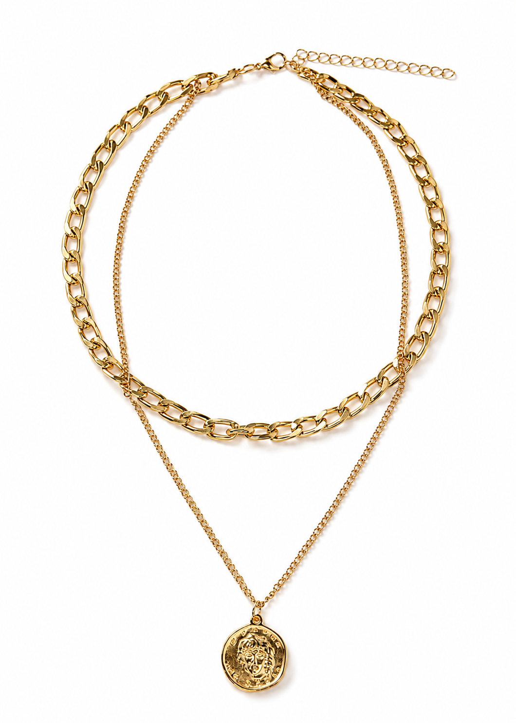Geometric Tassel Necklace by YAVI Atelier