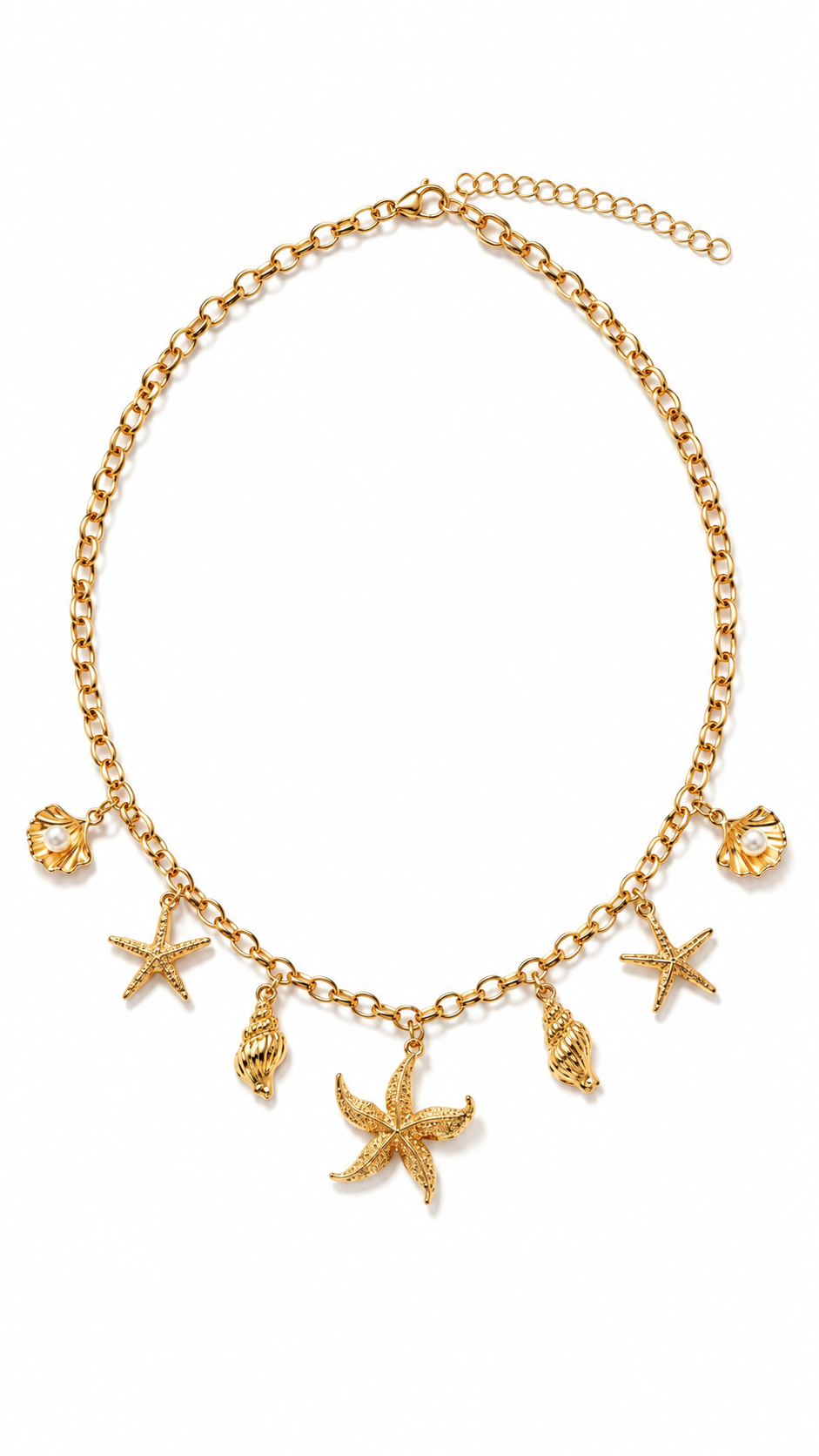 Starfish Necklace by YAVI Atelier
