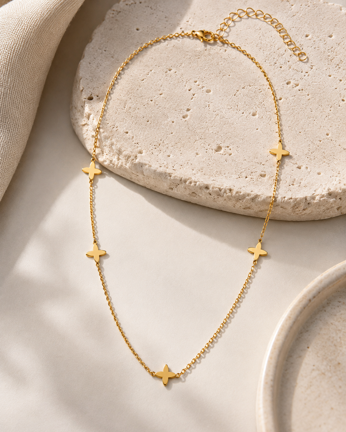 Asymmetric Star Necklace by YAVI Atelier — view 2