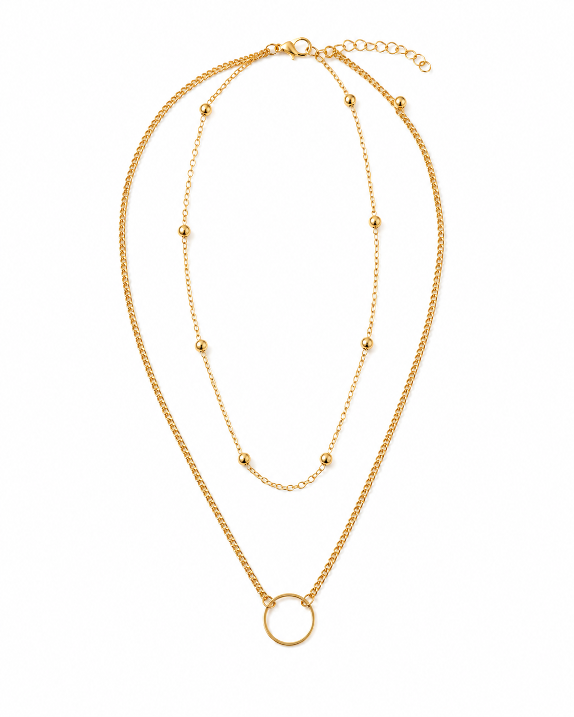 Geometric Rhinestone Necklace by YAVI Atelier
