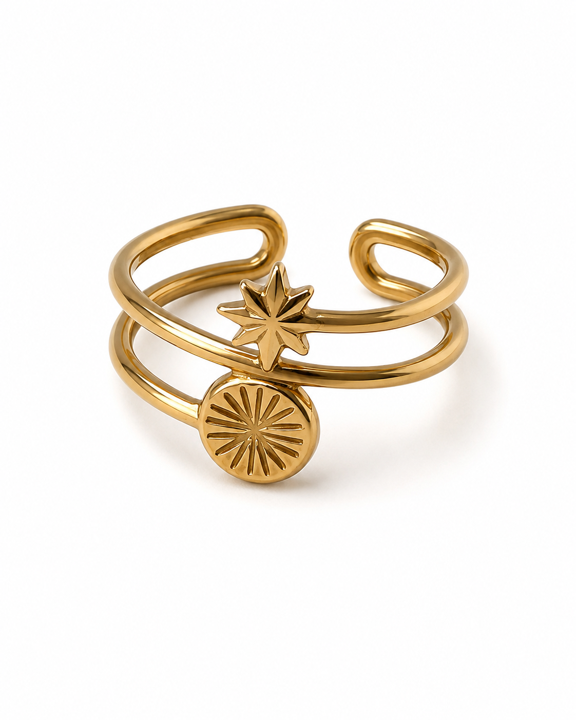 Star & Moon Rings by YAVI Atelier