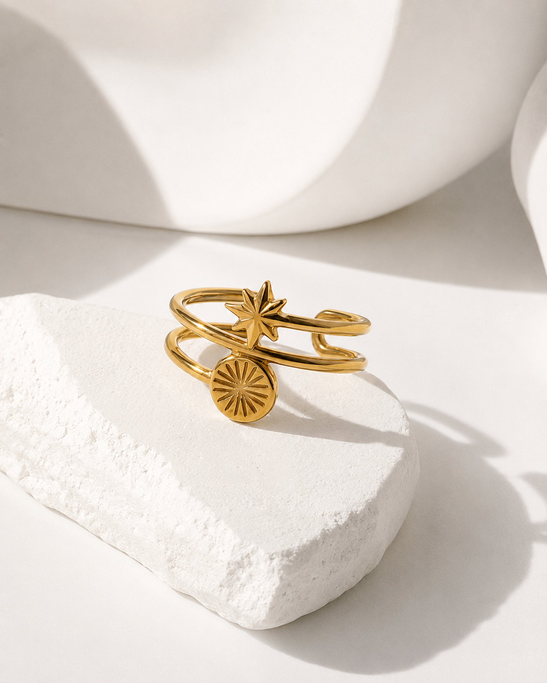 Star & Moon Rings by YAVI Atelier — view 2